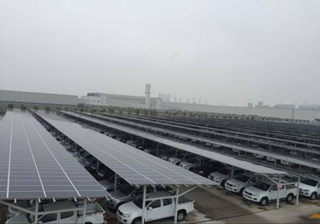 方大新能源公司江西五十鈴停車場光伏發(fā)電項目成功并網(wǎng)發(fā)電